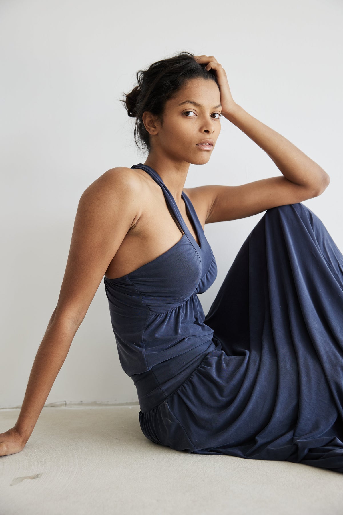 Uma Dress / marine – photo 9