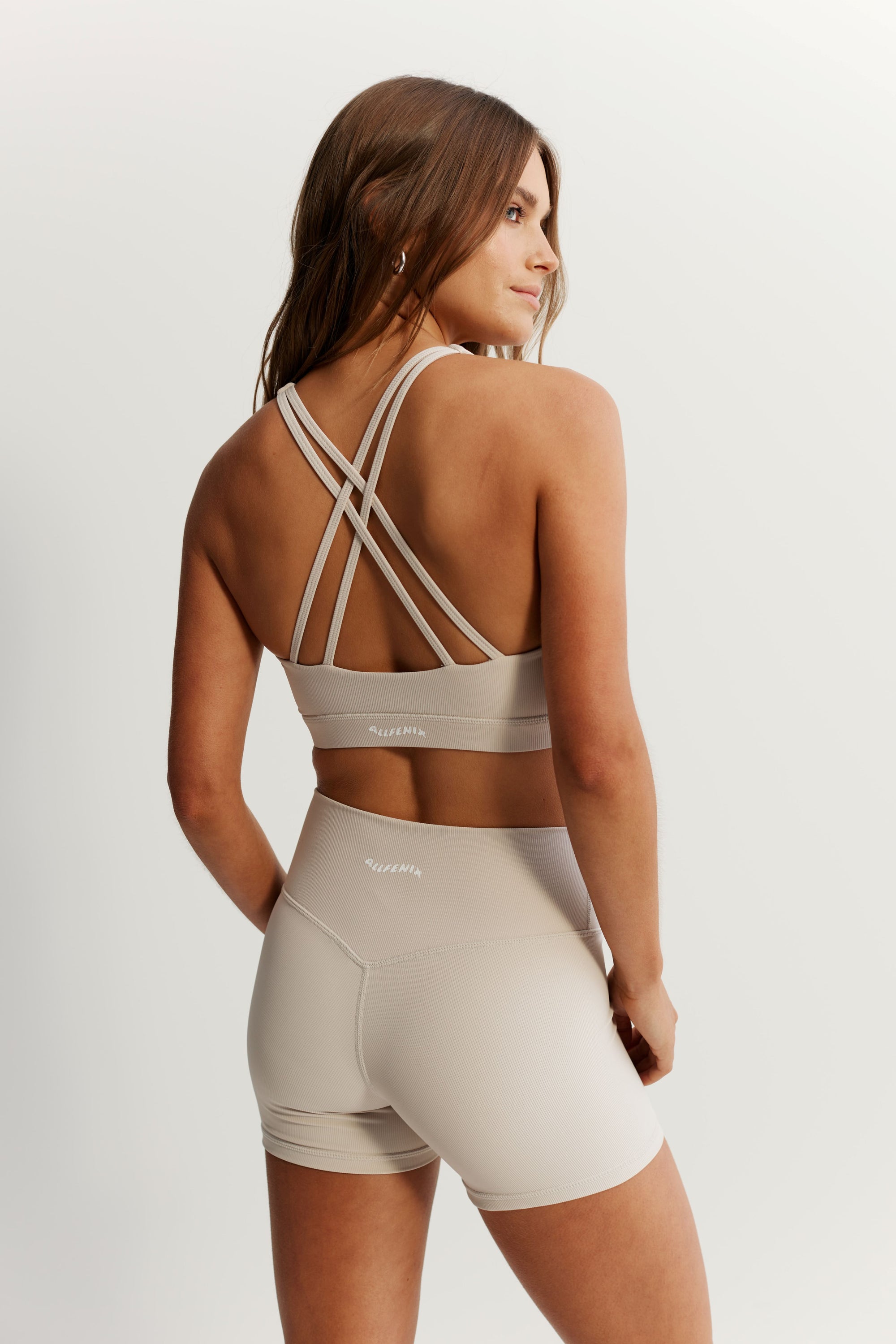 EcoRib Cross Back Bra