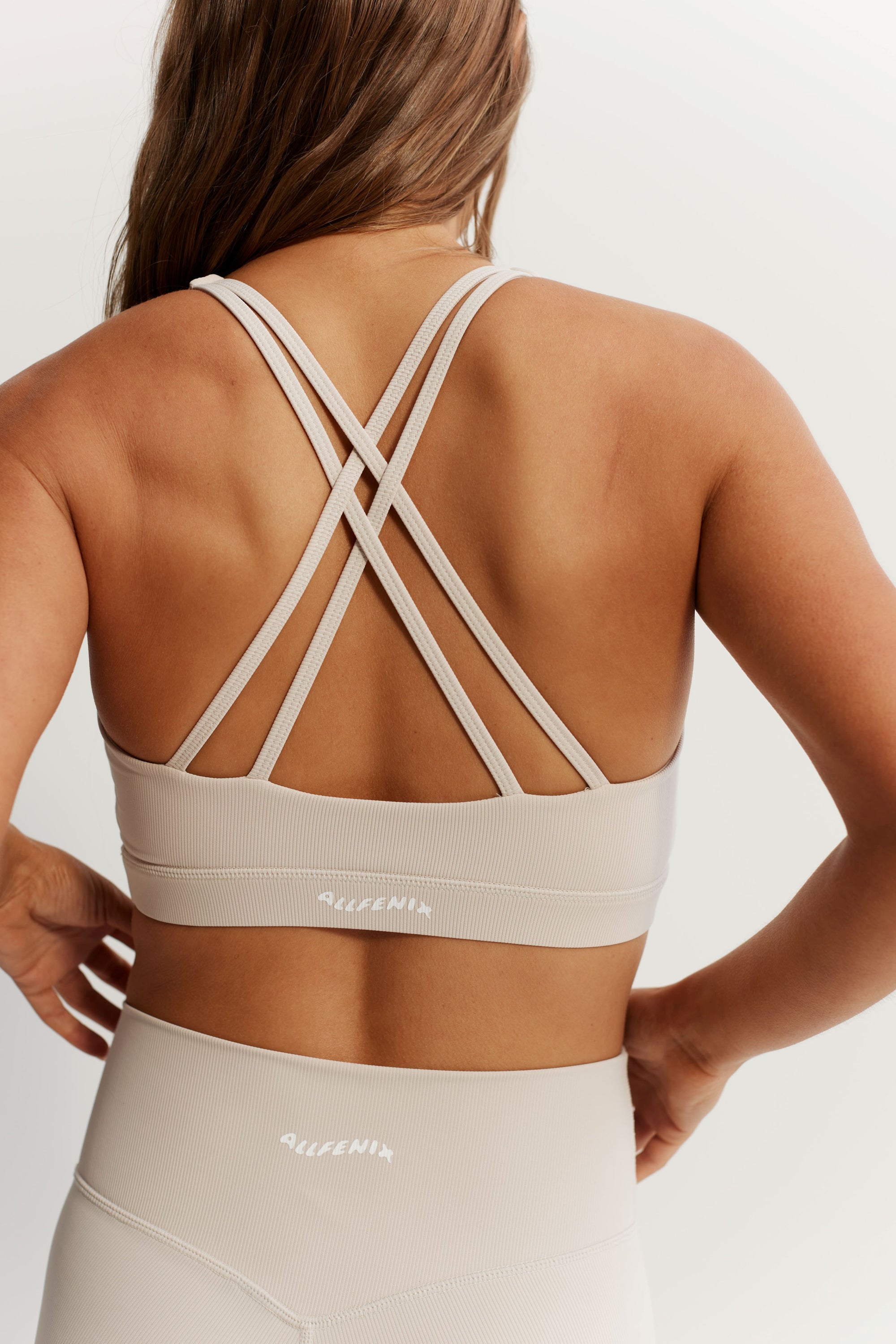 EcoRib Cross Back Bra