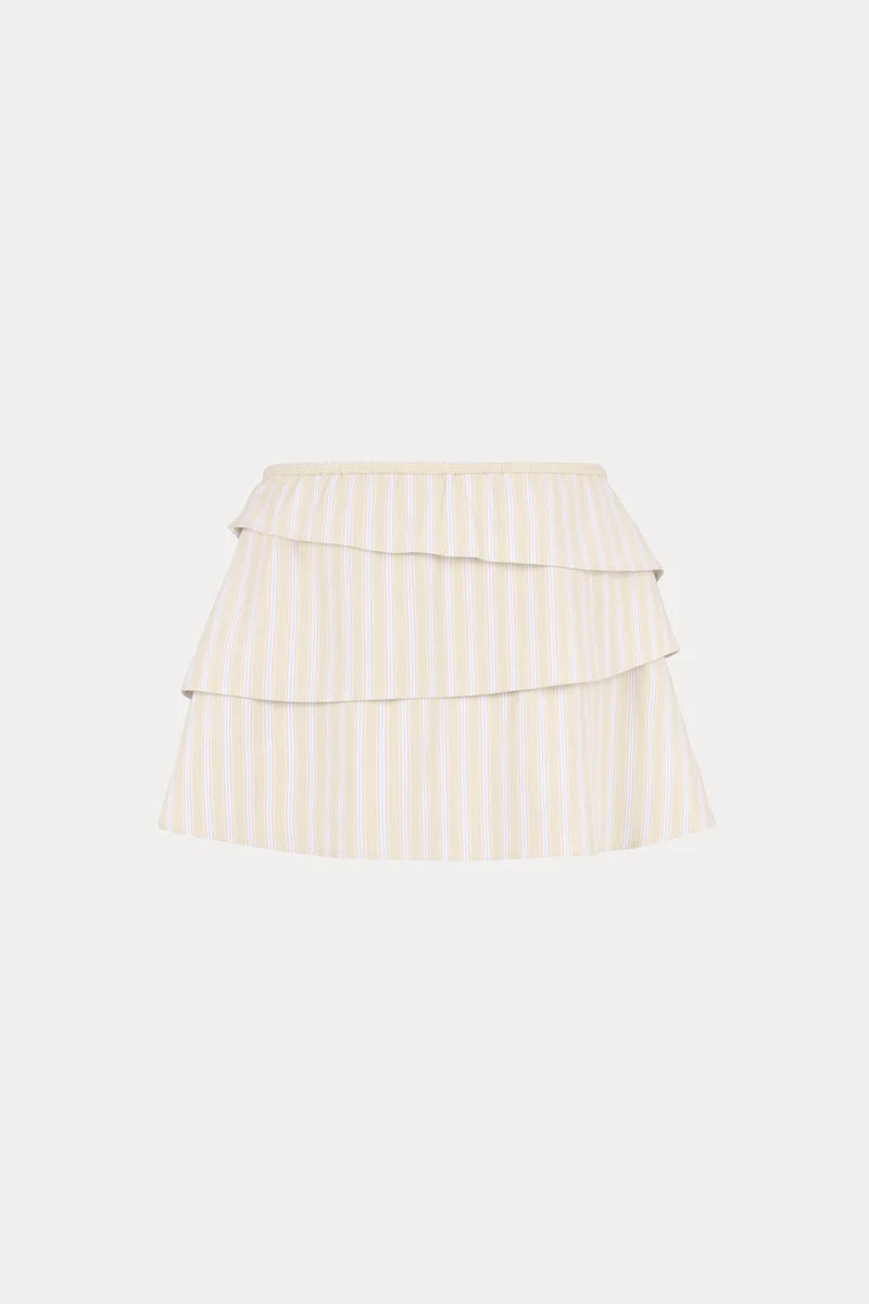 Alana Mini Skirt / stripes