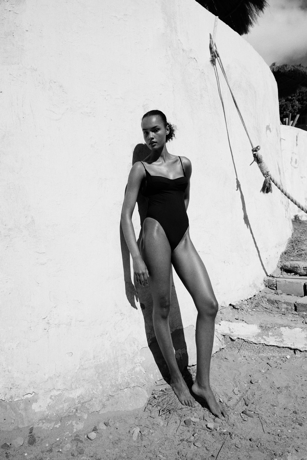 Nina One Piece / black rib