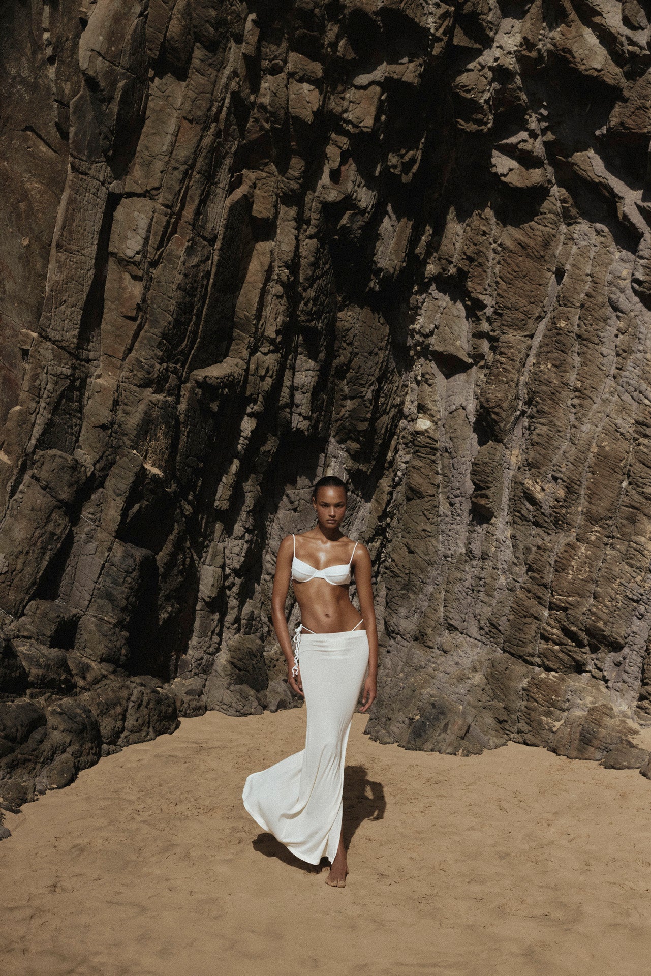 Mila Bra / textured white