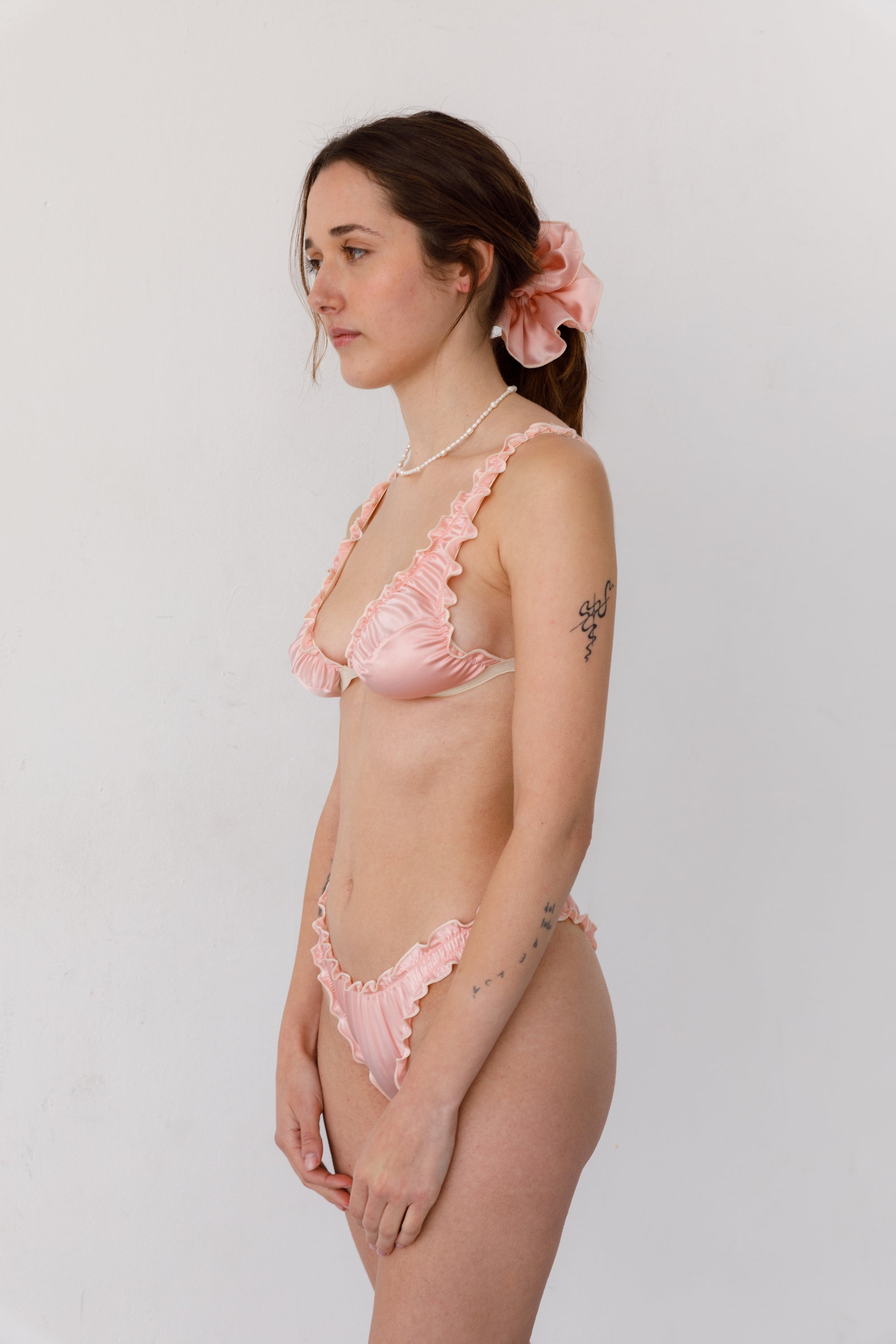 Lilje Silk Thong / pink