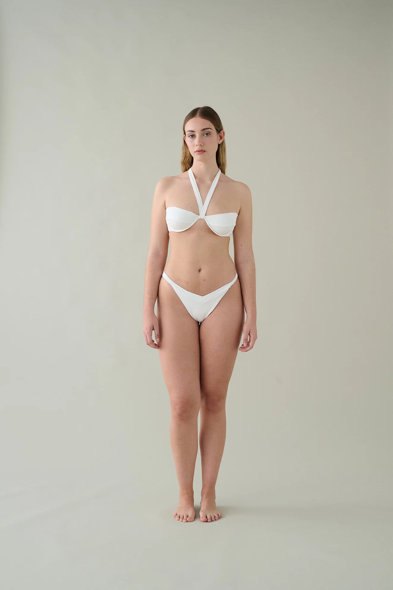 Lily Bottom / textured white