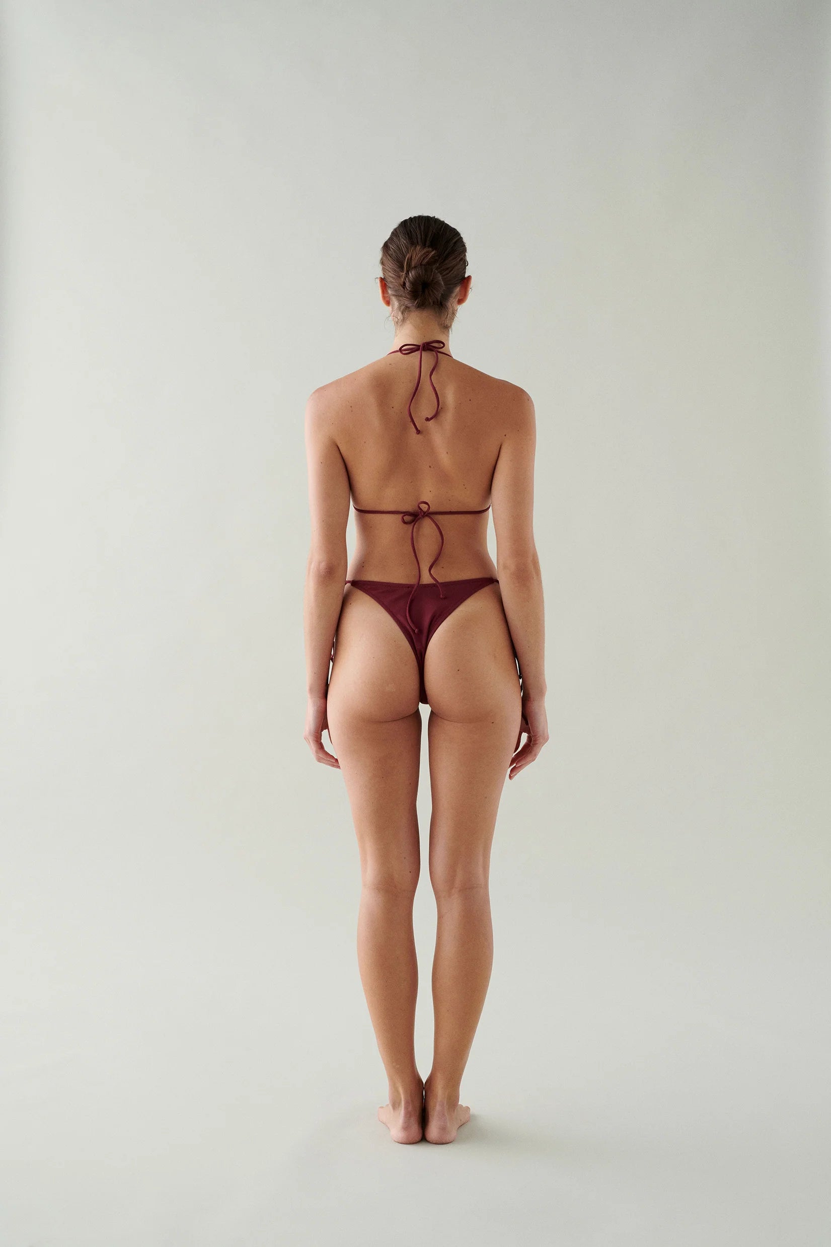 Lea Bra / maroon rib