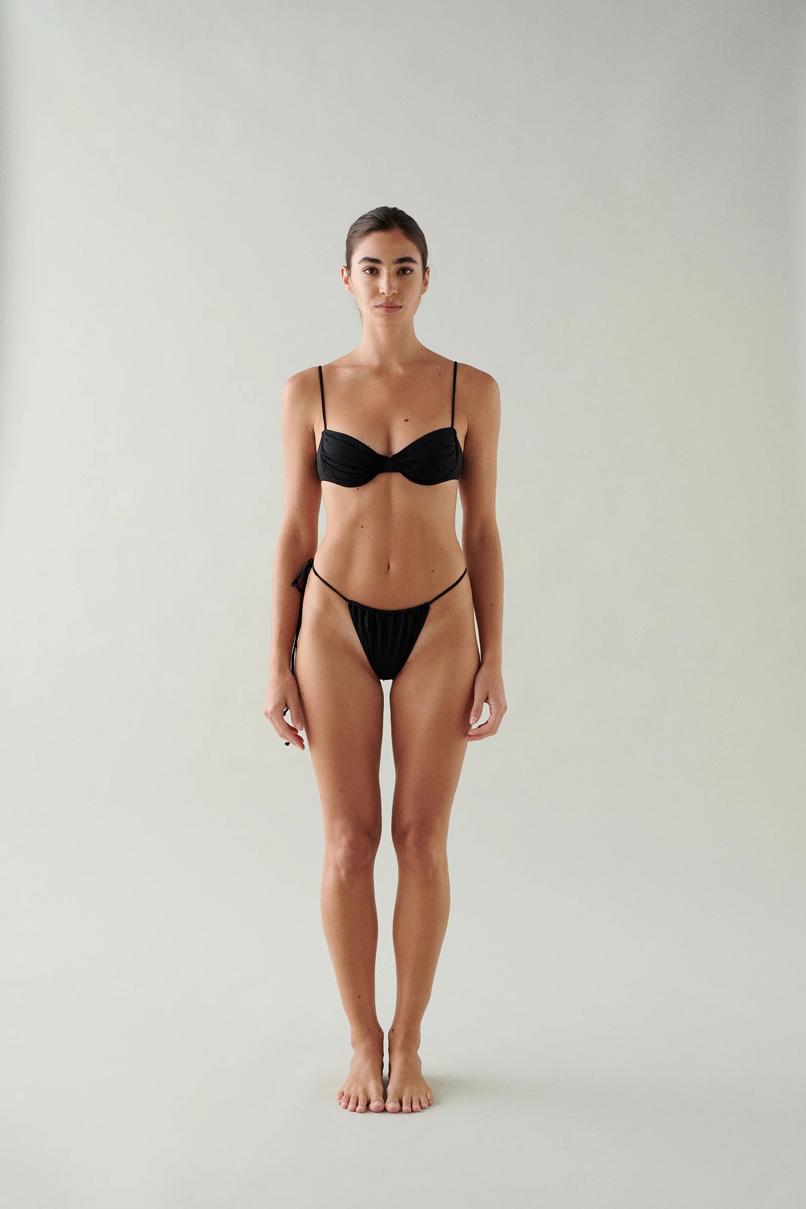 Olivia Bra / black shine