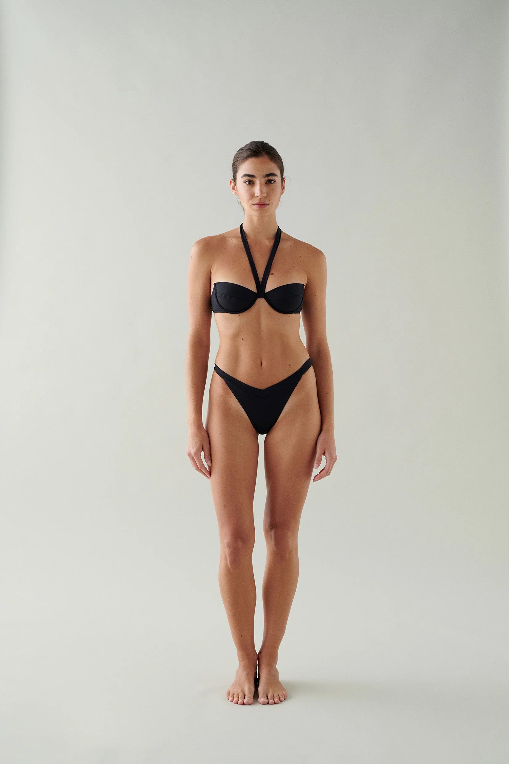 Lily Bottom / black rib