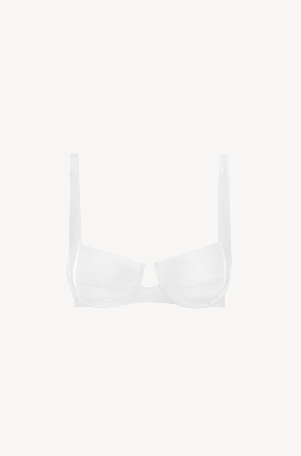 Bloom Bra / textured white