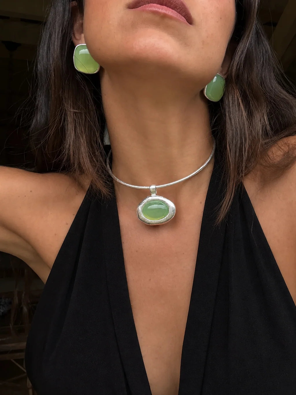 Alba Necklace / green