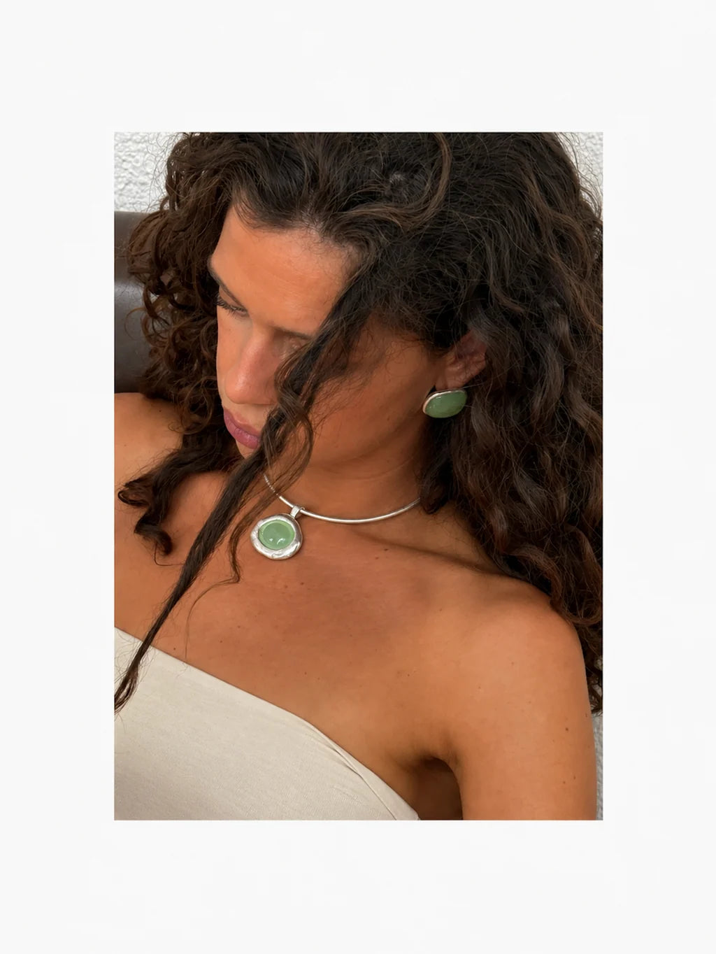 Alba Necklace / green