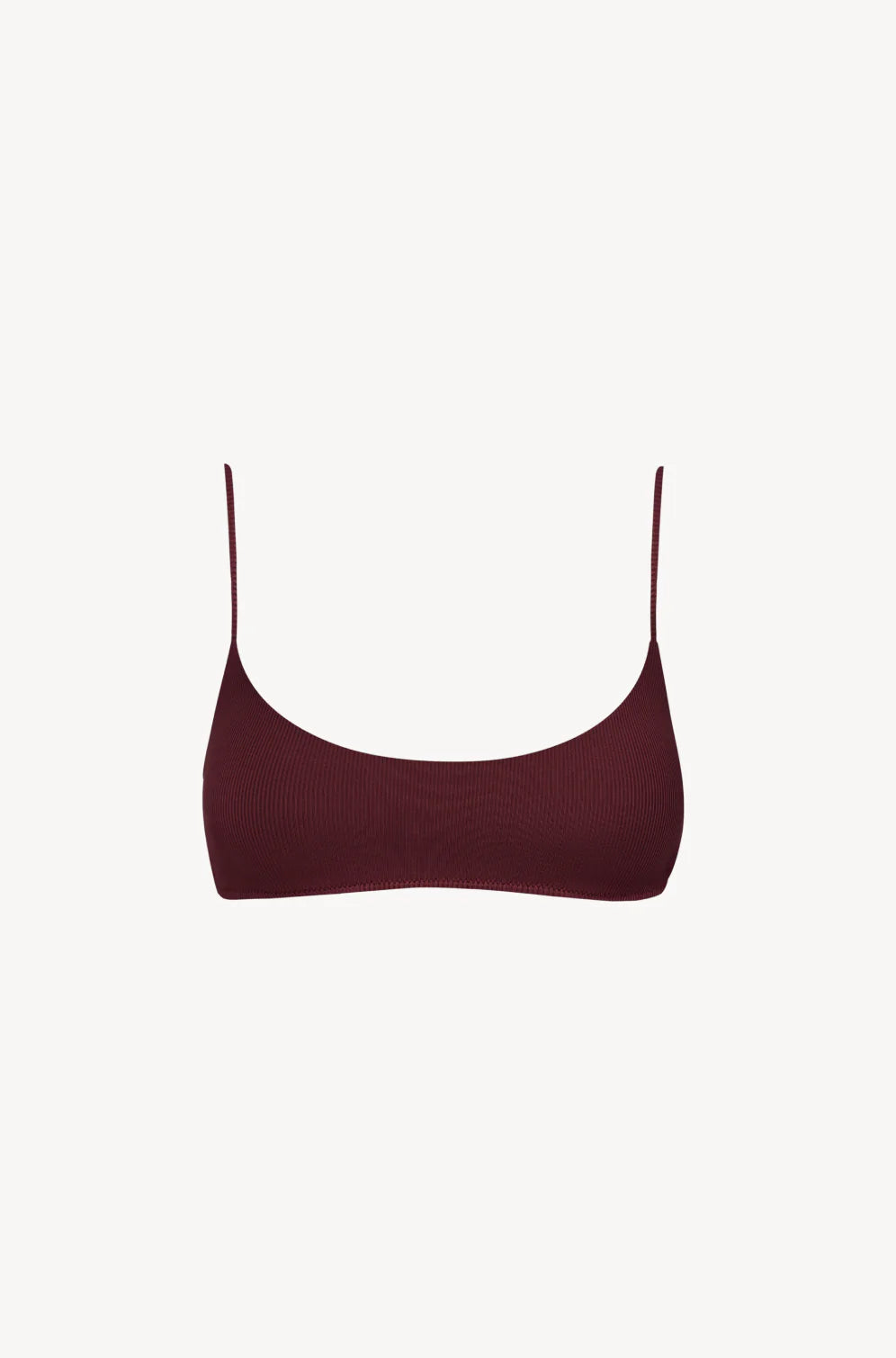 Grace Bra / maroon rib
