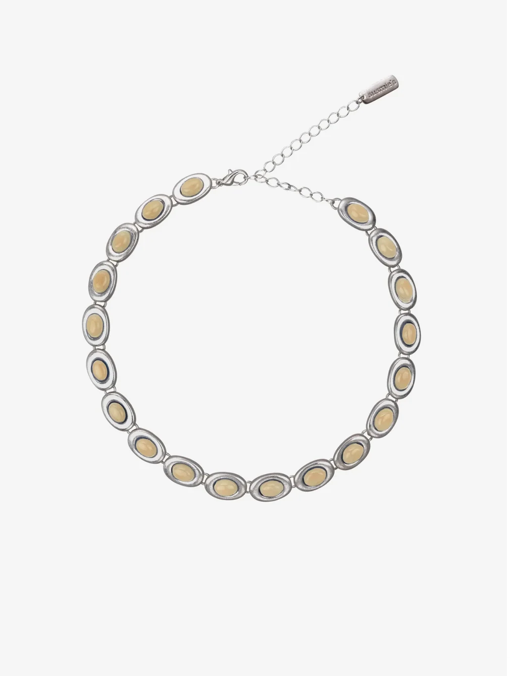 I gave you my heart Necklace / butter silver
