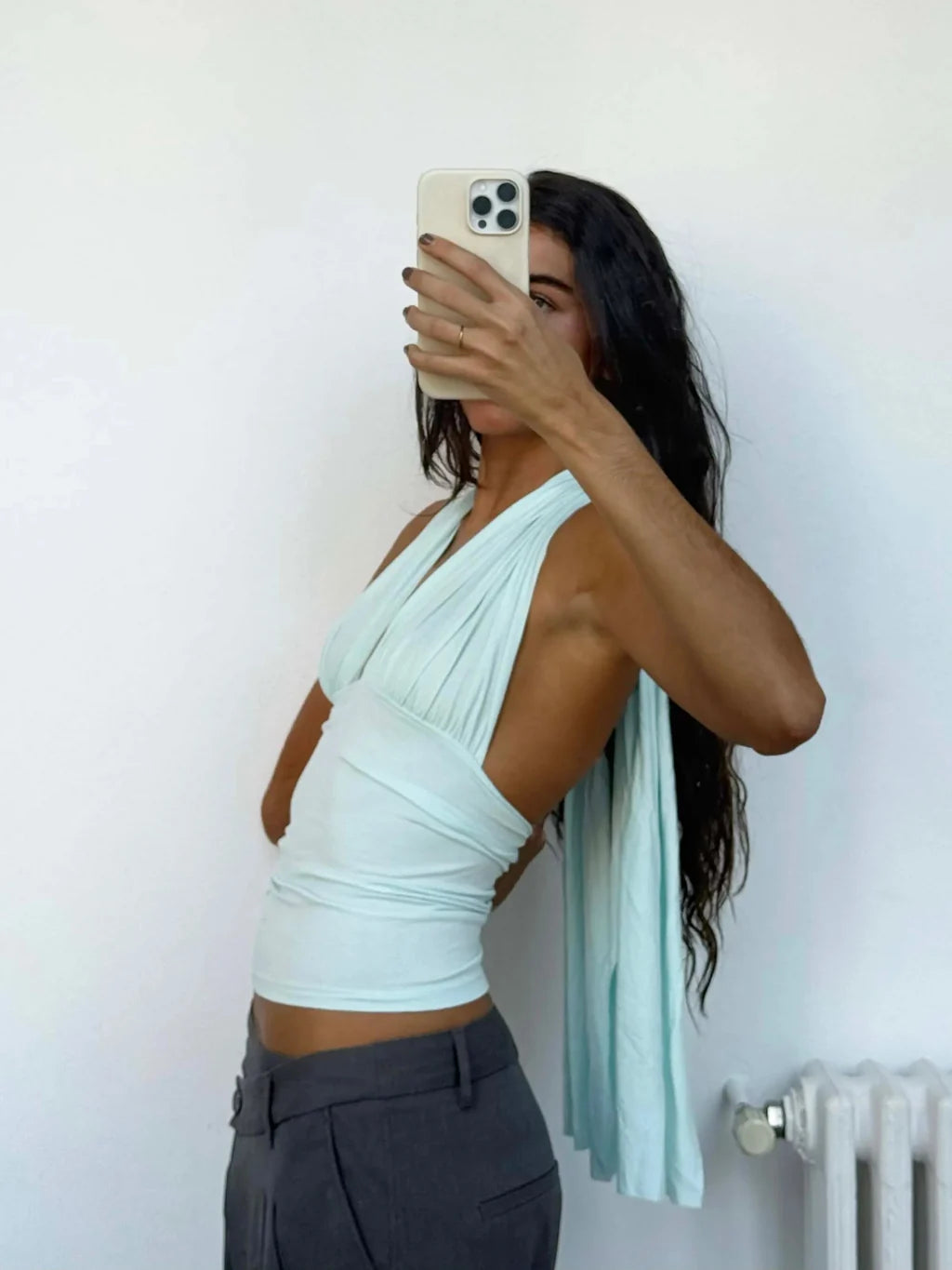 Isabela Top / celeste