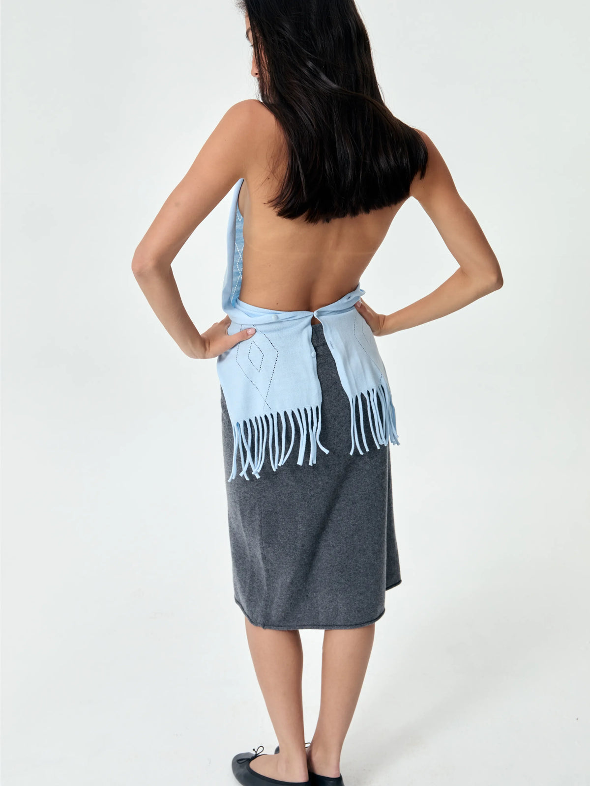 Moore Top / blue – photo 3