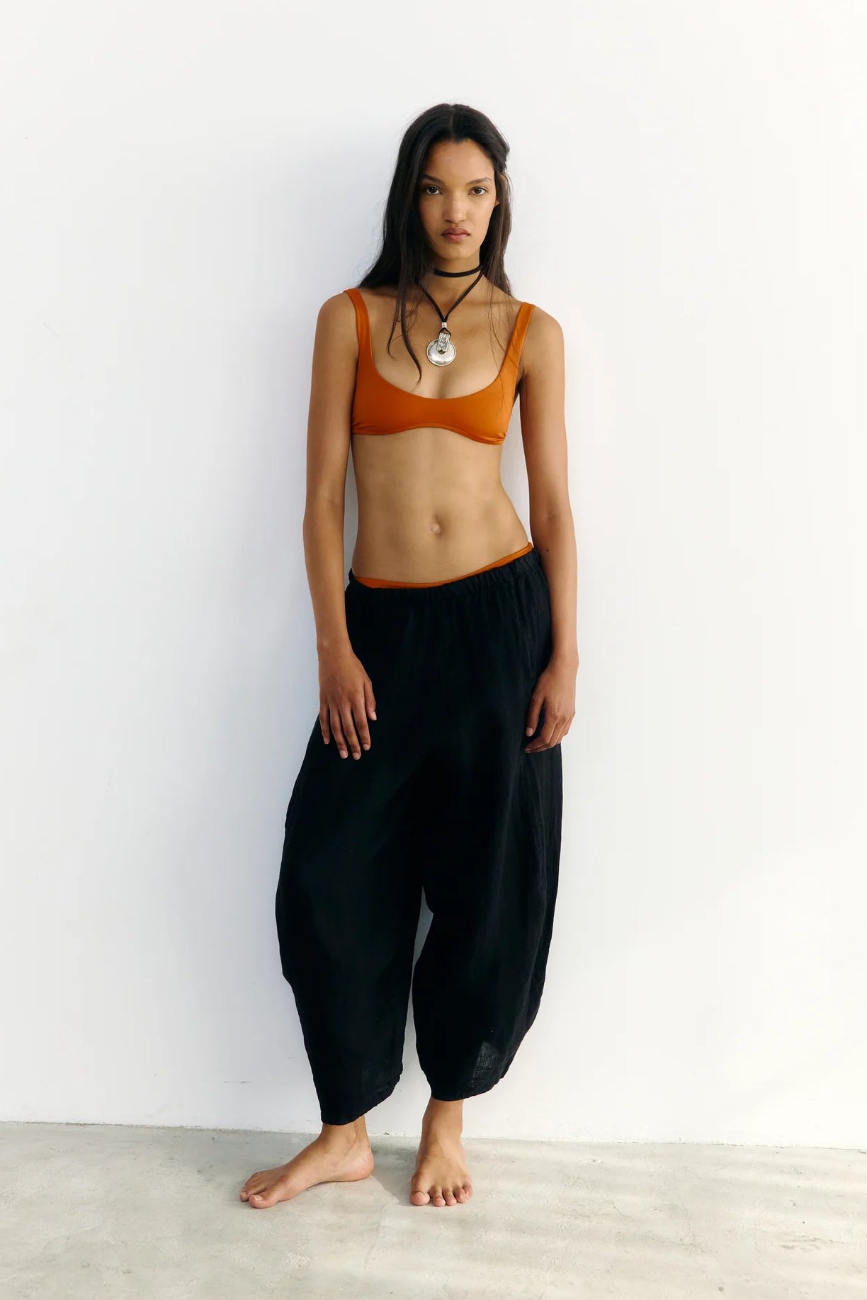 Nora Top / orange sunset