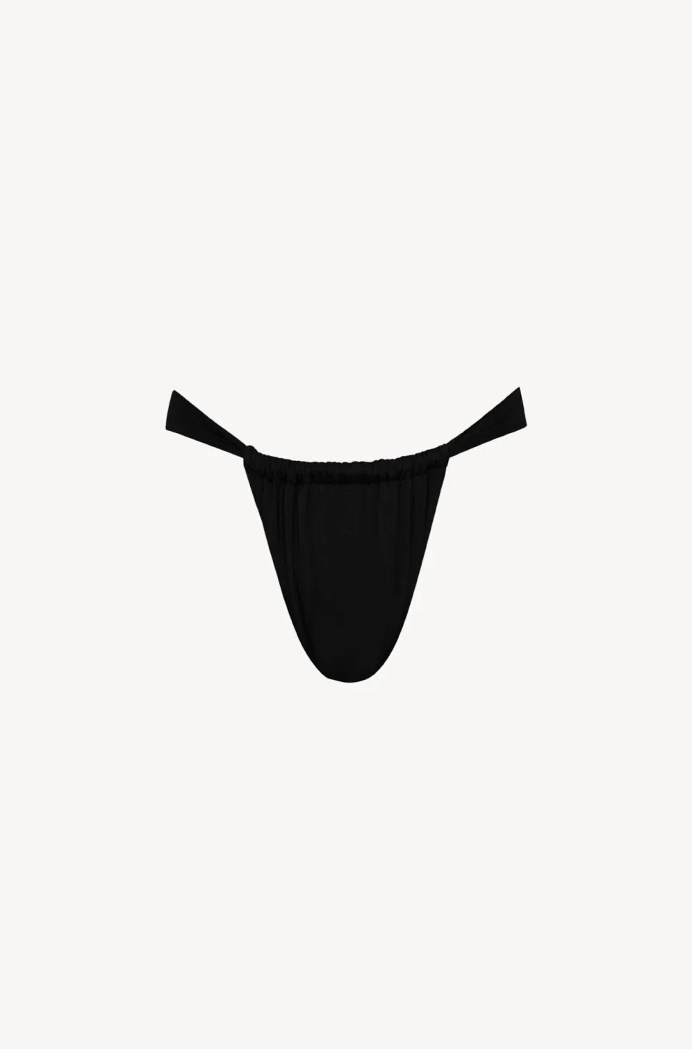 Belamer Lara bikini bottom in shimmery black – Available at PERSEI