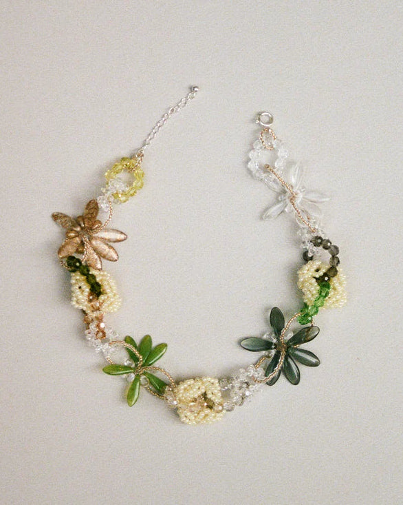 Jacob Dila necklace in green – Available at PERSEI