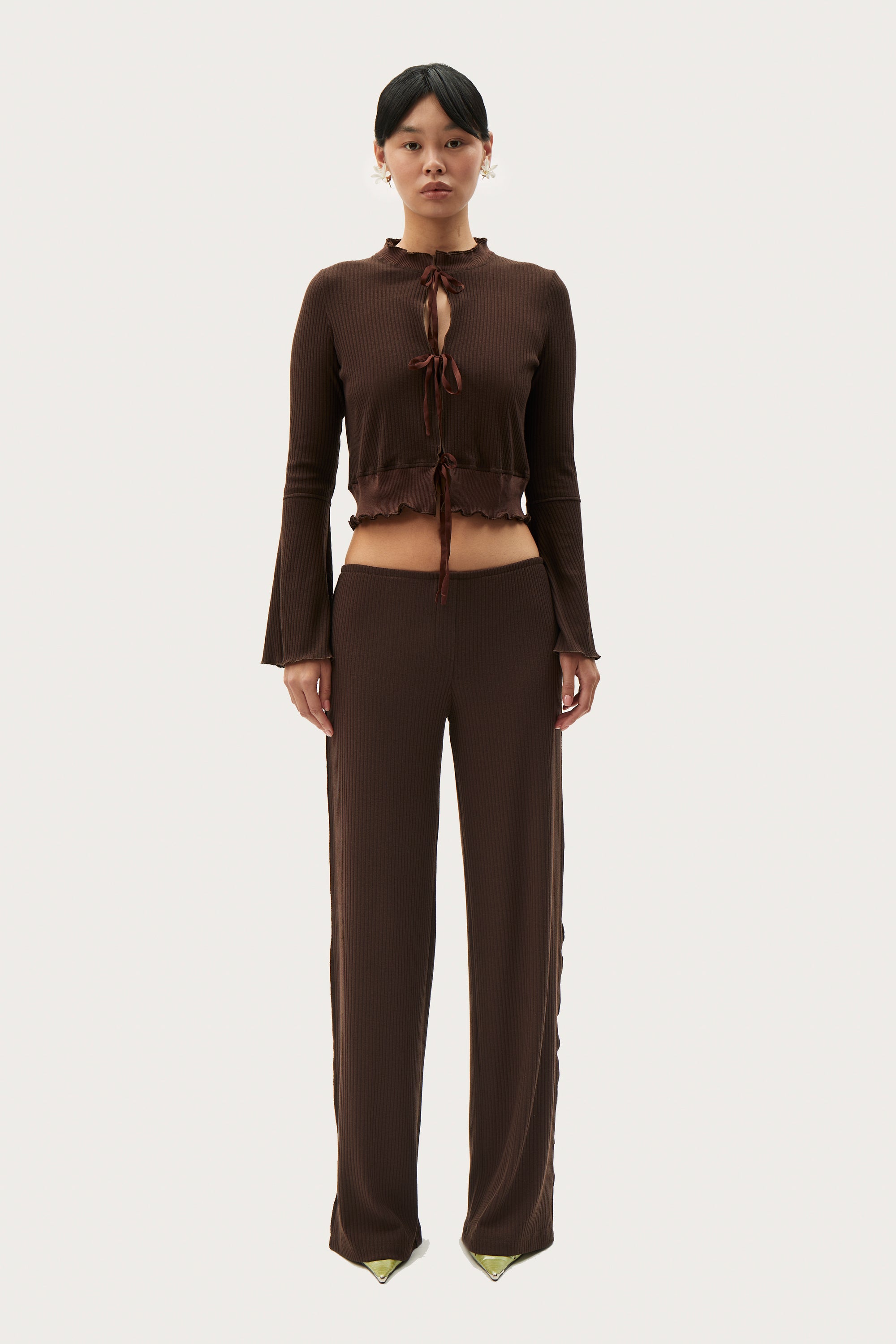 LONDI Pajama pants in brown – Available at PERSEI