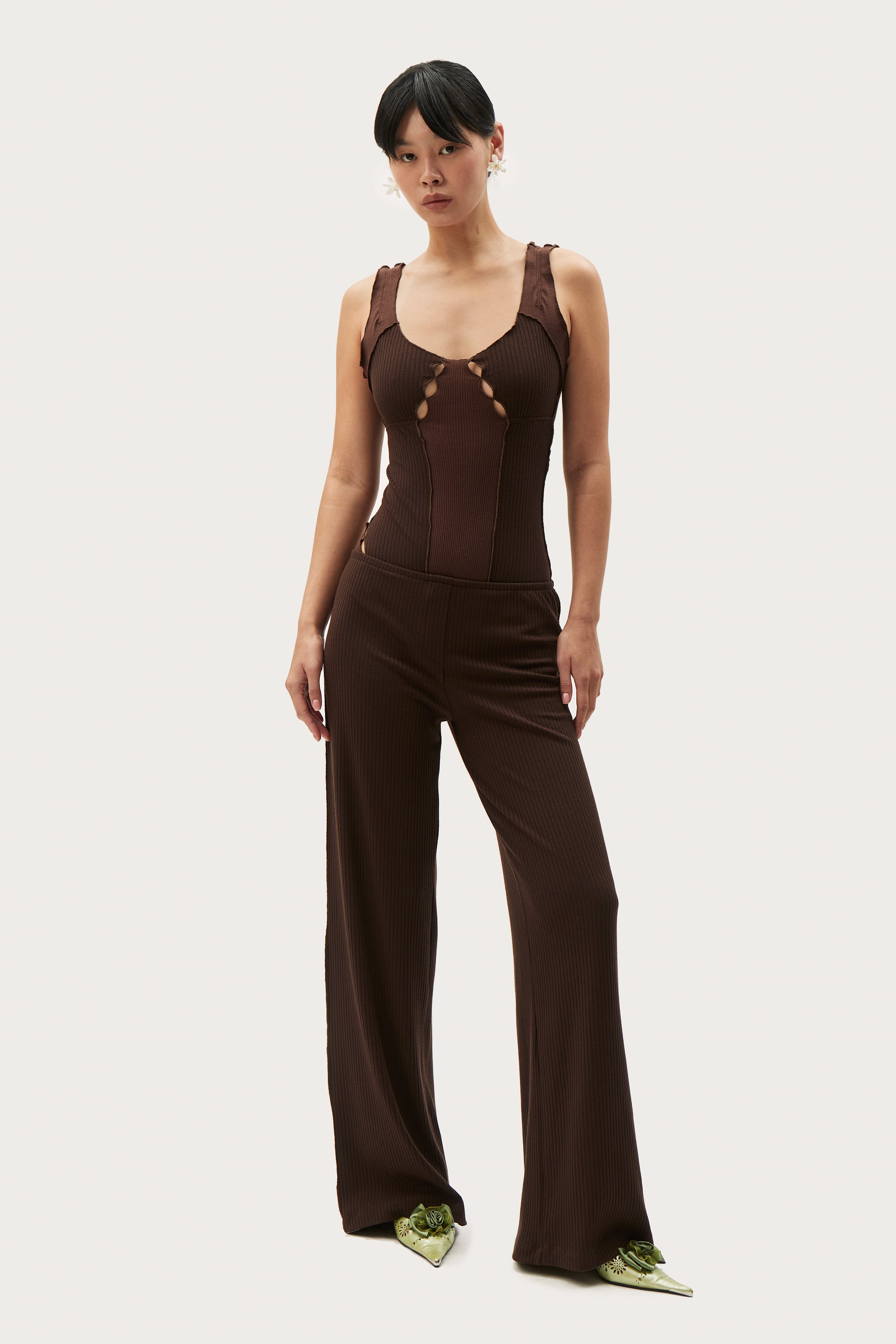 LONDI Pajama pants in brown – Available at PERSEI