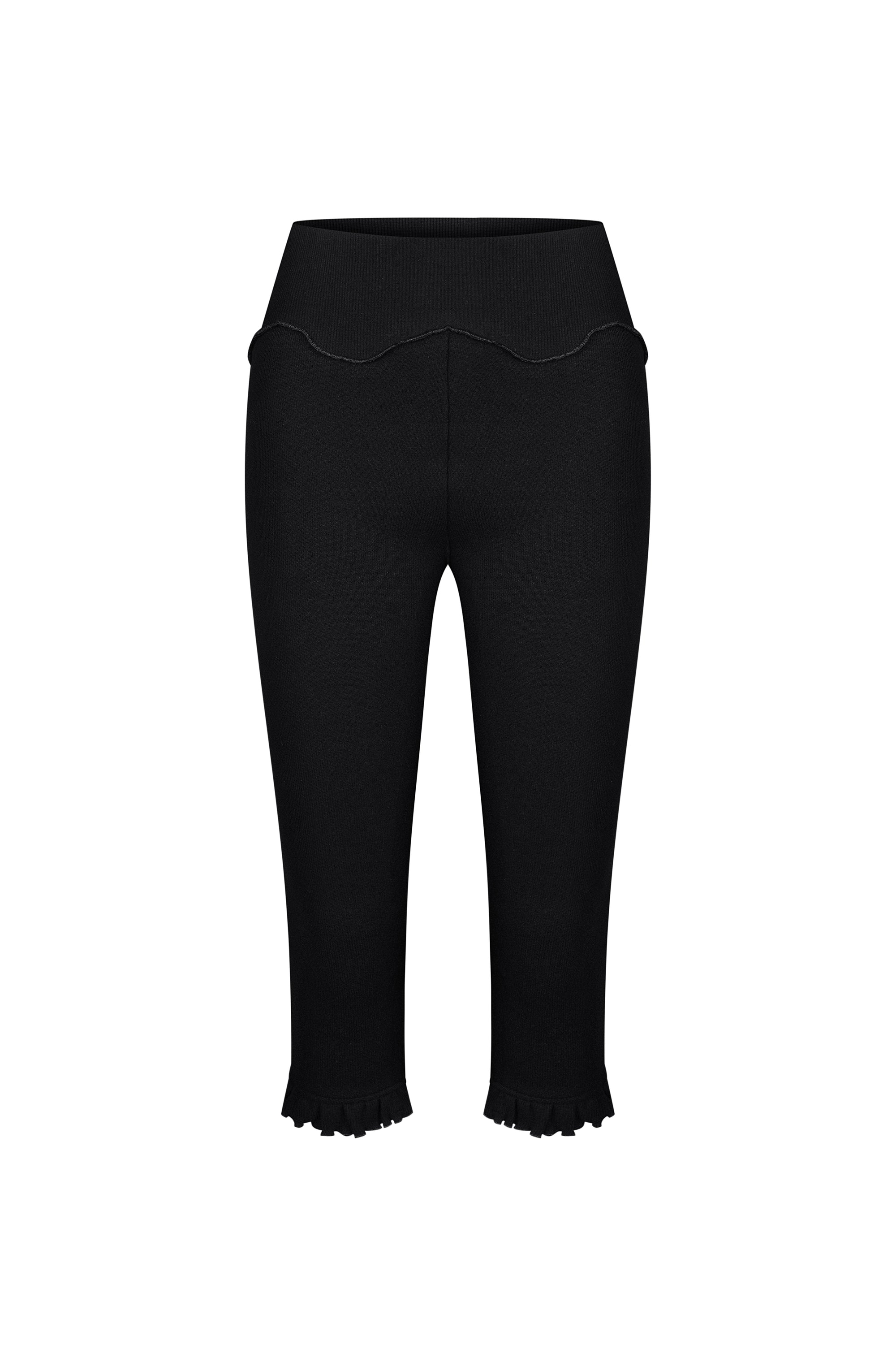 LONDI Wavy capri pants in black – Available at PERSEI