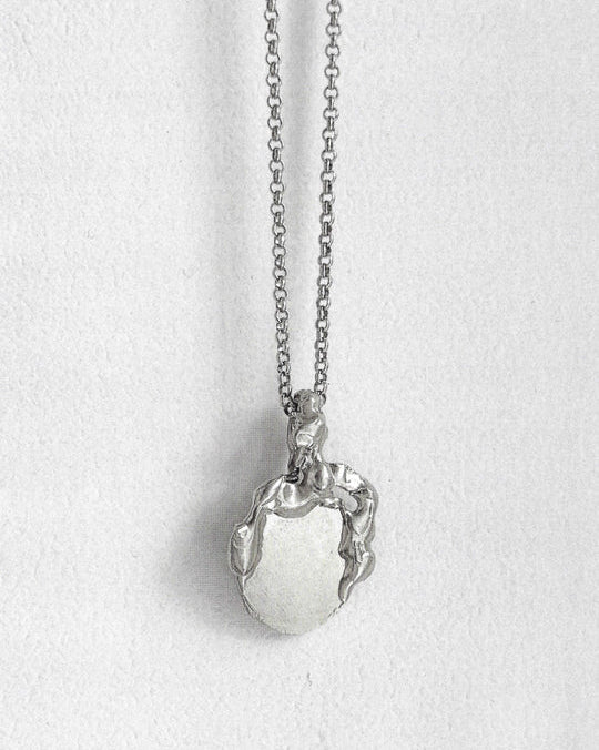 Mirror Pendant / Silver
